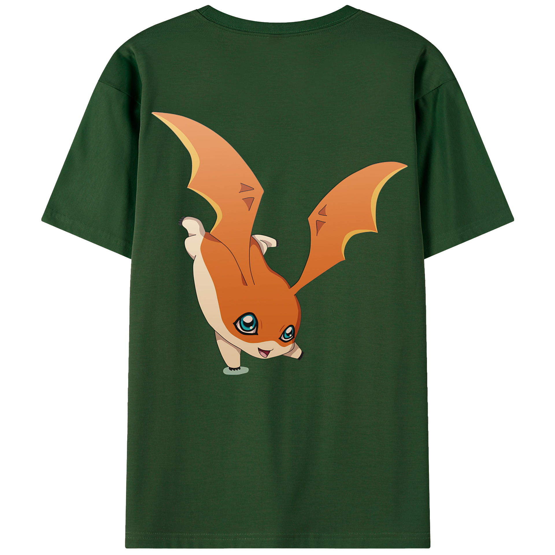 （画像用） Digimon デジタルモンスター/デジモン 綿100％半袖Tシャツ（背面プリント）